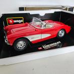 BURAGO: CHEVROLET CORVETTE (1957), Ophalen of Verzenden, Nieuw, Auto, Bburago