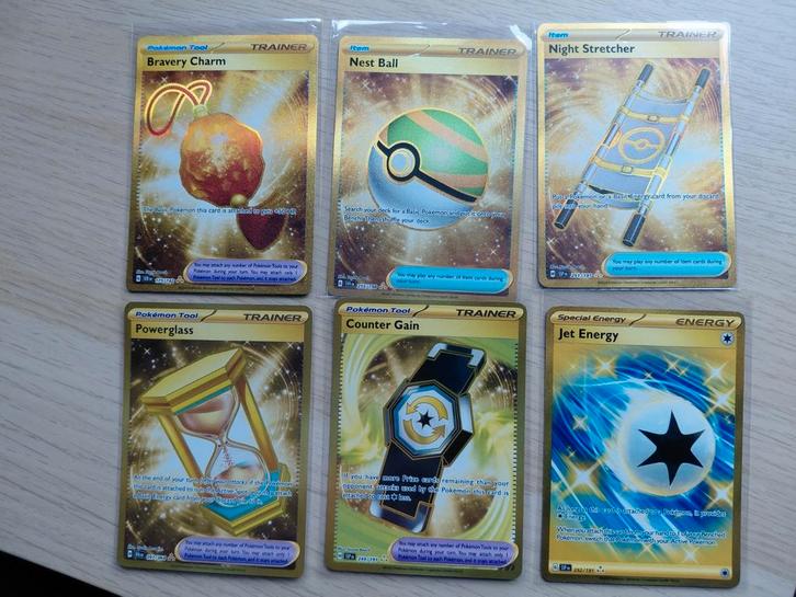 6 unieke Trainer kaarten, Hobby en Vrije tijd, Verzamelkaartspellen | Pokémon, Nieuw, Meerdere kaarten, Ophalen of Verzenden