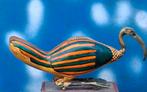 IBIS. Egypte. Keramiek/messing. Ca '60. 27 cm. Handpainted., Ophalen
