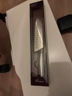 Fontignac Santoku Mes Nieuw, Huis en Inrichting, Keuken | Bestek, Ophalen of Verzenden, Zo goed als nieuw, Rvs of Chroom