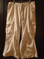 Driekwart witte Cargo broek met zijzakken maat 40, Maat 38/40 (M), Wit, Ophalen of Verzenden, Zo goed als nieuw