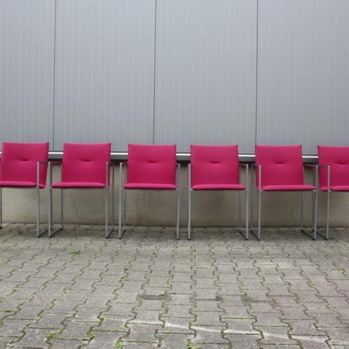 Arco Frame eetkamerstoelen | 6 x | Prijs voor de set, Huis en Inrichting, Stoelen, Gebruikt, Vijf, Zes of meer stoelen, Metaal
