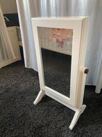 Spiegel/Sieraden kastje, Huis en Inrichting, Ophalen, Minder dan 50 cm, Rond, Zo goed als nieuw