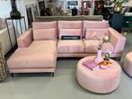 Luxe Velvet Roze Loungebank Anna 170x260cm NIEUW, Huis en Inrichting, Banken | Bankstellen, Nieuw, Barbie, 150 cm of meer, 250 tot 300 cm