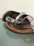 GRATIS VERZENDEN | BIRKENSTOCK zilveren slippers 39, Slippers, Zo goed als nieuw, Birkenstock, Verzenden