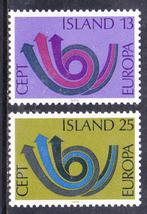 ijsland 1973 pf mi 471 - 472 europa cept, Postzegels en Munten, Postzegels | Europa | Scandinavië, IJsland, Verzenden, Postfris