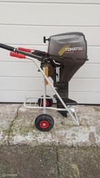 Tohatsu | 9,9 pk | 4 takt | 2 cilinder | Langstaart, Gebruikt, 5 tot 10 pk, Ophalen of Verzenden, Viertaktmotor
