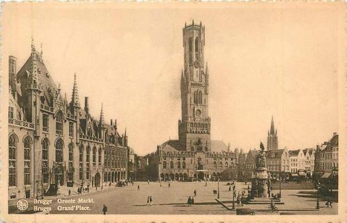 (381-440-047) Brugge Groote Markt, Verzamelen, Ansichtkaarten | Buitenland, Overig Europa, Verzenden