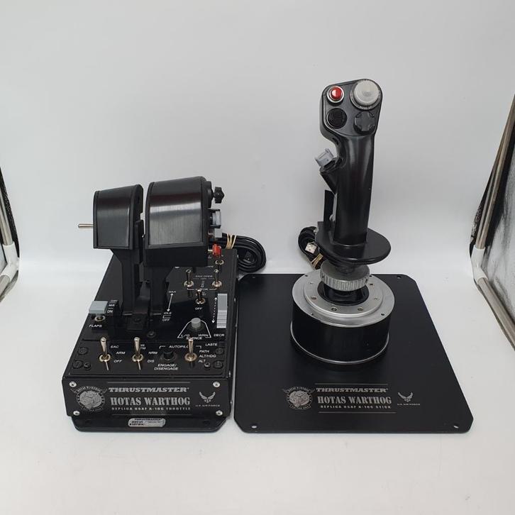 Thrustmaster Hotas Wharthog Joystick Compleet - Nette Staat, Computers en Software, Joysticks, Zo goed als nieuw, Ophalen of Verzenden
