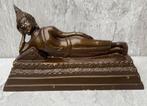 Grote Liggende Boeddha Brons beeld Thailand, Huis en Inrichting, Woonaccessoires | Boeddhabeelden, Ophalen of Verzenden, Gebruikt