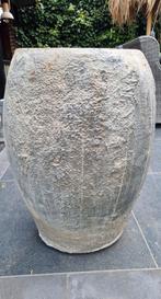 Grote oude stenen kruik!, Huis en Inrichting, Woonaccessoires | Vazen, Nieuw, Steen, Ophalen of Verzenden, 50 tot 75 cm