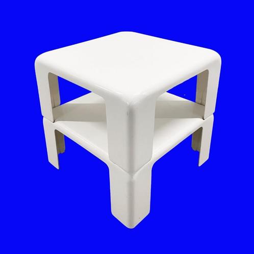 Gatti Nesting Fiberglass tafels door Mario Bellini voor B&B, Huis en Inrichting, Tafels | Bijzettafels, Gebruikt, Vierkant, Kunststof