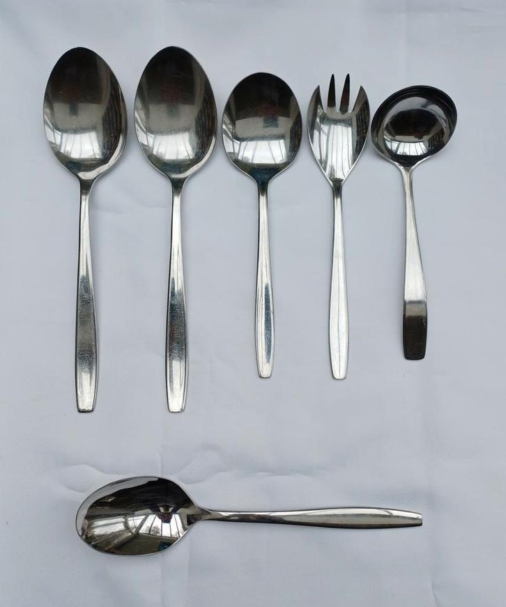 Opscheplepels los Gero / Amefa, Huis en Inrichting, Keuken | Bestek, Gebruikt, Los bestek, Rvs of Chroom, Vaatwasserbestendig