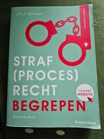 Straf(proces)recht Begrepen - J.H.J. Verbaan, Boeken, Studieboeken en Cursussen, Ophalen, J.H.J. Verbaan, HBO, Zo goed als nieuw