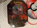 Pokemon : Team Rocket EX Tin - Nidoking, Ophalen of Verzenden, Nieuw, Overige typen, Foil