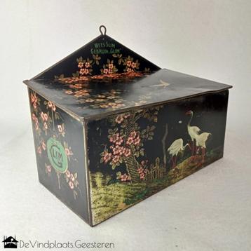 Wees slim gebruik Glim - antiek poetsblik Art Nouveau beschikbaar voor biedingen