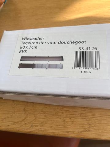 Nieuw Tegelrooster RVS 80x7cm beschikbaar voor biedingen