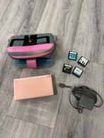 Nintendo DS Lite Pink met spellen, Spelcomputers en Games, Spelcomputers | Nintendo DS, Met games, Gebruikt, Ophalen of Verzenden