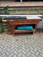 Werkbank met werkende bankschroef, Doe-het-zelf en Verbouw, Werkbanken, Ophalen, Gebruikt, Bankschroef