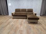 GRATIS BEZORGEN | MOOI BRUINE MULTIGUNCTIONELE HOEKBANK, Info@banxtel.nl, 3194DC, Gebruikt, Multifunctionele Hoekbank