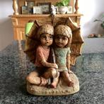 Beeld, jongen, meisje, vriendjes, vintage, Antiek en Kunst, Ophalen