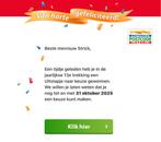 Uitstapje naar keuze 4 kaartjes, Tickets en Kaartjes, Drie personen of meer, Ticket of Toegangskaart