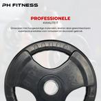 PH Fitness Olympische Rubberen Halterschijven 290KG, Ophalen, Benen, PH fitness, Overige typen