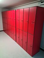 3x Lockerkast / kluisjes / lockers met nieuwe sloten, Ophalen, Gebruikt