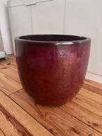 Mooie rode bloempot, Ophalen, Gebruikt, 40 cm of meer, Rond