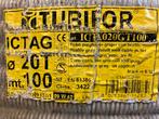 Flexibele buis Tubifor icta020gt100 rond 20 mm x 100 meter., Ophalen of Verzenden, Nieuw, Kabel of Snoer