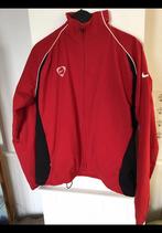 Nike heren sport zomer jasje mt L rood - zwart rits zgan jas, Ophalen of Verzenden, Zo goed als nieuw, Zwart, Algemeen