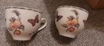 Mokken/kopjes met vlinders 2×/Janneke Brinkman, Huis en Inrichting, Keuken | Servies, Ophalen of Verzenden, Zo goed als nieuw