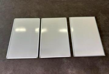 3x whiteboard 90x60 cm beschikbaar voor biedingen