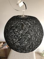 Zwarte artistieke hanglamp bol, Huis en Inrichting, Lampen | Hanglampen, Ophalen of Verzenden, Zo goed als nieuw, Minder dan 50 cm
