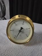 Thermometer messing , insteek., Ophalen of Verzenden