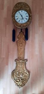 Wandklok koper, Huis en Inrichting, Woonaccessoires | Klokken, Ophalen, Gebruikt, Analoog, Wandklok