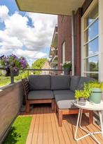 4x rugkussens en 3x zitkussens voor loungeset antraciet, Tuin en Terras, Tuinsets en Loungesets, Ophalen, Zo goed als nieuw, Overige materialen