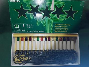 Kerstverlichting met gekleurden lampjes jaren 80 beschikbaar voor biedingen