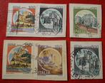 Italië - 6x Kastelen / Gebouwen, Postzegels en Munten, Postzegels | Europa | Italië, Verzenden, Gestempeld