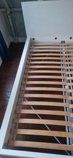MALM Bedframe, hoog, met 2 bedlades, wit, 140x200 cm, Huis en Inrichting, Slaapkamer | Bedden, Ophalen, Wit, Tweepersoons, 140 cm