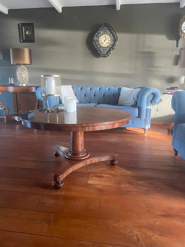 Chesterfield Bankstel - Klassiek en Comfortabel, Huis en Inrichting, Banken | Bankstellen, Gebruikt, Rechte bank, Driepersoons