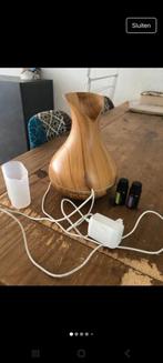 Aroma Diffuser Licht Hout + Olie, Ophalen of Verzenden, Gebruikt
