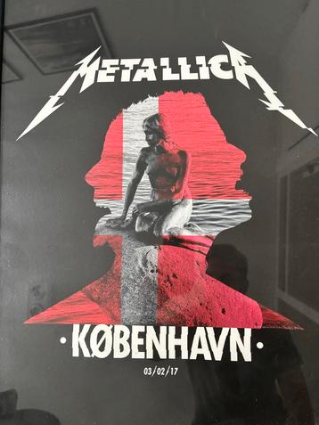 Metallica Kopenhagen Tour Poster beschikbaar voor biedingen