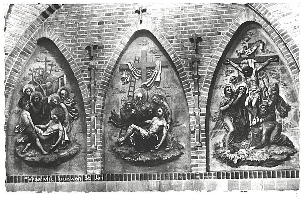 964624 Waalwijk 1960 gel in 82 Kruisweg ST Jan Gelopen met p, Ophalen of Verzenden, 1960 tot 1980, Gelopen, Noord-Brabant