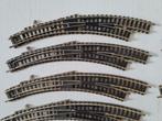11 Fleischmann N-spoor bochtwissels 9170/9171, Gebruikt, Gelijkstroom, Fleischmann, Rails