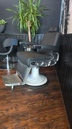 Zo goed als nieuwe Barberstoel - Kappersstoel, Ophalen, Zo goed als nieuw, Zwart, Eén