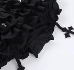 Prachtige zwarte Gothic rok met kruisjes, Kleding | Dames, Ophalen of Verzenden, Nieuw, Zwart, Onder de knie