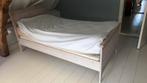 Houten White finish 1 persoons bed Ikea, Huis en Inrichting, 90 cm, Eenpersoons, Scandinavisch, Wit