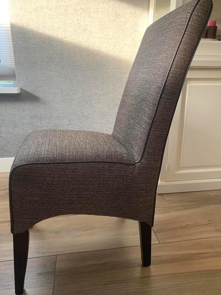 Bruine Eetkamerstoelen, Huis en Inrichting, Stoelen, Gebruikt, Vijf, Zes of meer stoelen, Hout, Bruin, Ophalen