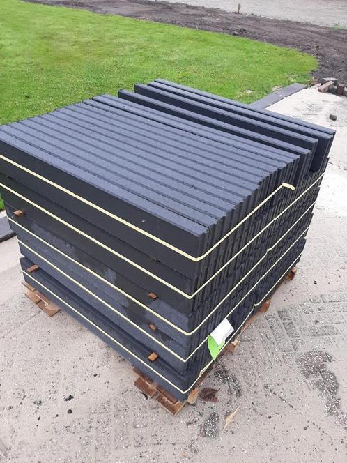 Opsluitband antraciet 5x15x100 cm, Tuin en Terras, Tegels en Klinkers, Nieuw, Overige typen, Beton, Minder dan 5 m², Ophalen